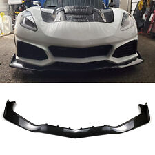 Carbon Fiber Front Bumper Lip Splitter Spoiler For Corvette 2014-19 C7 Zr1 Style