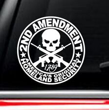 2nd Amendment Gun Vinyl Decal Sticker Truck Diesel Car Hunting Funny