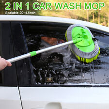 Car Wash Brush Extendable Pole Revolving Care Washing Brush Sponge Cleaning Care