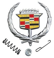 Chrome Crest Hood Ornament Emblem For 1971-1978 Eldorado Fleetwood