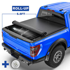 Roll Up 5.5ft 66 Truck Bed Tonneau Cover For 2000-2004 Dodge Dakota Fleetside
