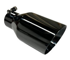 Exhaust Tip 2.25 Inlet 4.00 Outlet 8.00 Long Wboss4008-225-dw-bc-ss Bolt On S