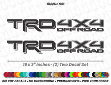 Trd 4x4 Off Road Decal Set For Toyota Tacoma Tundra Truck 4wd Bedside Stickers
