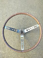 1967 Mustang Deluxe Wood Grain Steering Wheel