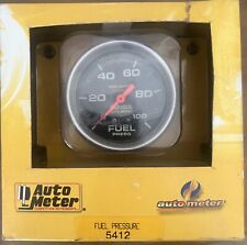 Autometer 5412 Pro-comp 2-58 Fuel Pressure 0-100 Psi Mechanical Liquid Filled