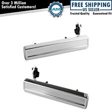 Front Exterior Chrome Door Handle Pair For Gmc Pontiac Buick Chevy Pickup Truck