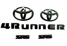 For 2010 - 2022 Toyota 4runner Sr5 Matte Blackout Emblem Overlay Kit Oem Sr5
