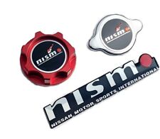 Radiator Cap Oil Cap Red Bdc Style For Nissa Nismo 300 350z 370z Engine Jdm