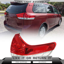 For 2011-2014 Toyota Sienna Outer Tail Light Lamp Passenger Right Side Mounted
