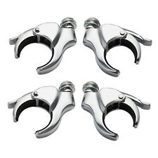 4pcs 49mm Windshield Clamps Fit For Harley Fat Street Bob Fxlr 2018-2024 Chrome