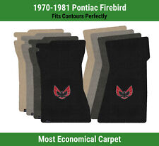 Lloyd Velourtex Front Carpet Mats For 70-81 Pontiac Firebird Wfirebird Bird