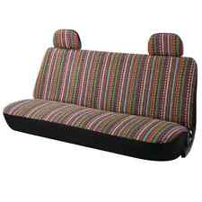 Autodrive Easy-to-install Striped Bench Seat Cover Polyester Baja Saddle Blanket