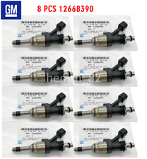 8pcs Genuine Gm Fuel Injectors 12668390 For 14-18 Chevy Gmc 1500 5.3l Fj1217