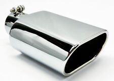 Exhaust Tip 2.25 Inlet 5.50 X 3.00 Outlet 9.00 Long Wchr55009-225-boss-ss Rol