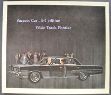1964 Pontiac Brochure Bonneville Grand Prix Catalina Star Chief Safari Wagon 64