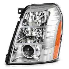 Left Driver Side Chrome Hid Projector Headlight For 2009-2014 Cadillac Escalade