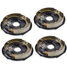 Set Of 4 Heavy-duty Trailer Electric Brake Assembly 12 X 2 For 7000 Lbs Axles