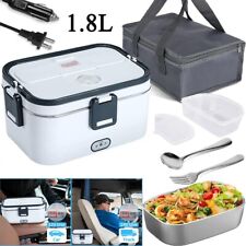 1.8l 110v Electric Heating Lunch Box Portable Car Office Food Warmer Container