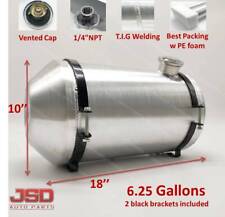6.25 Gallon 10 X18 14 Npt Outlet End Fill Spun Aluminum Gas Tank Fuel Tank
