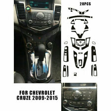 28pcs For 2009-2015 Chevrolet Cruze Carbon Fiber Interior Covers Trim Stickers