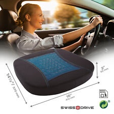 Swiss Drive Car Seat Cushion With Memory Foam And Cooling Gel Office Home
