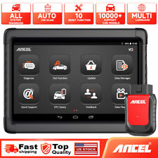 Ancel Bi-directional Diagnostic Tablet Scan Tool Automotive Car Obd2 Scanner