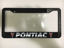 Pontiac Vibe G6 G8 Aztek Gto Firebird Bonneville Black License Plate Frame New