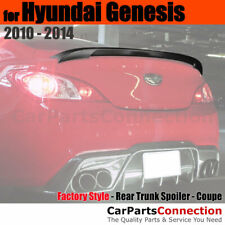 Primer Abs Rear Trunk Spoiler For 2010-2016 Hyundai Genesis 2dr Coupe Flush