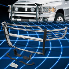 For 02-05 Dodge Ram 1500-3500 Chrome Bumper Grill Protector Grille Brush Guard