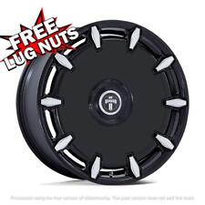 24 Inch 24x9 Dub Dc271 Cheef Gloss Black Milled Wheels Rims Blank 15