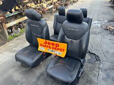 2012 2018 Jeep Wrangler Jk 2 Door Rubicon Leather Black Front Rear Seats Oem