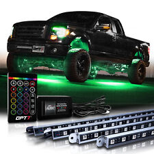 Opt7 Aura Trucksuv Led Underglow Lighting Kit Wremote - Waterproof Glow Bars
