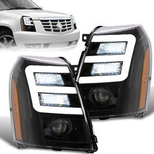 For Cadillac Escalade Esv 2007-2014 Hidxenon Model Led Drl Projector Headlights