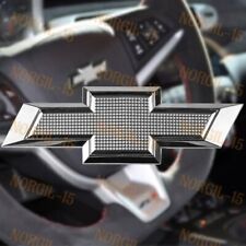 For Chevy Chevrolet Bowtie Emblem New Small Steering Wheel Silver