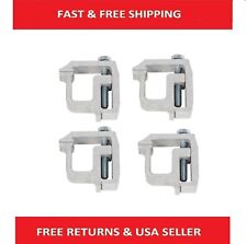 Heavy Duty Silver Aluminium Truck Cap Clamps Topper For Mounting Wfiber Glass