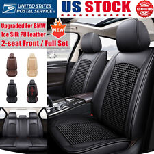 For Bmw Luxury Car Seat Covers Leather 25-seats Full Setfront Rear Cushions Us