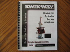 Kwik Way Fn Cylinder Boring Bar Manual