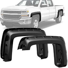 Fender Flares For 2014-2018 Chevy Silverado 1500 5.8 Bed Pocket Rivet Style