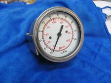 Stewart Warner Tachometer Gallons Per Minute New 5k Tested