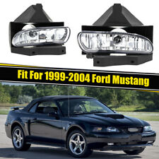Fit 1999-2004 Ford Mustang Gt V6 Fog Lights Driving Bumper Lamps 99-04 Pair