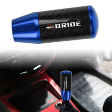 Universal V4 Bride Blue Carbon Fiber Car Gear Stick Shift Knob For Mt Manual