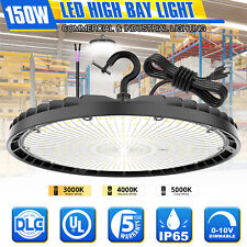 150w Led High Bay Light Commercial Garage Light 3k4k5000k Adjustable Us Plug