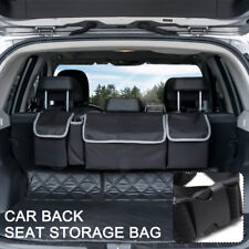 Large Car Boot Tidy Organiser Storage Bag Pocket Seat Backhanger Travel Cv