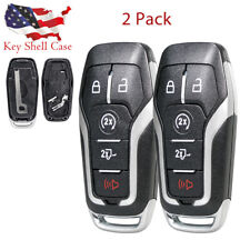 2 Replacement For 2015 2016 2017 Ford F-150 Smart Remote Key Fob Shell Case Pad