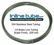 Stainless Steel Brake Line Tubing Kit 14 Od 20 Foot Coil Roll An 45 Flare Usa