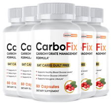 5 Pack Carbofix Carbohydrate Management By Gold Vida Maximum Strength