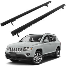 Cross Bar For 2011-2016 Jeep Compass Roof Rack Set Luggage Cargo Carrier Black