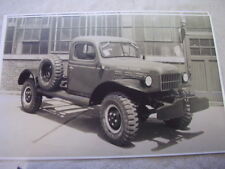 1940 S Dodge Power Wagon Military Cab An Chassis  11 X 17 Photo  Picture