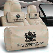 X2 Embroidery Car Neck Rest Pillow Headrest Cushion For Jp Junction Produce Vip