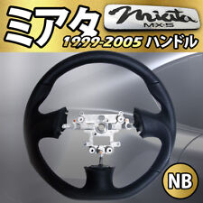 99-05 Mazda Miata Nb Srs-compatible Maroon Stitch Leather Steering Wheel